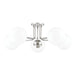 Stella Five Light Semi Flush Mount in Polished Nickel