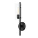 Ariel One Light Wall Sconce in Soft Black