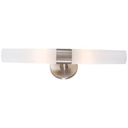 Saber Bath Vanity Light in Brushed Nickel