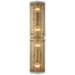 Clayton LED Wall Sconce in Crystal and Hand-Rubbed Antique Brass