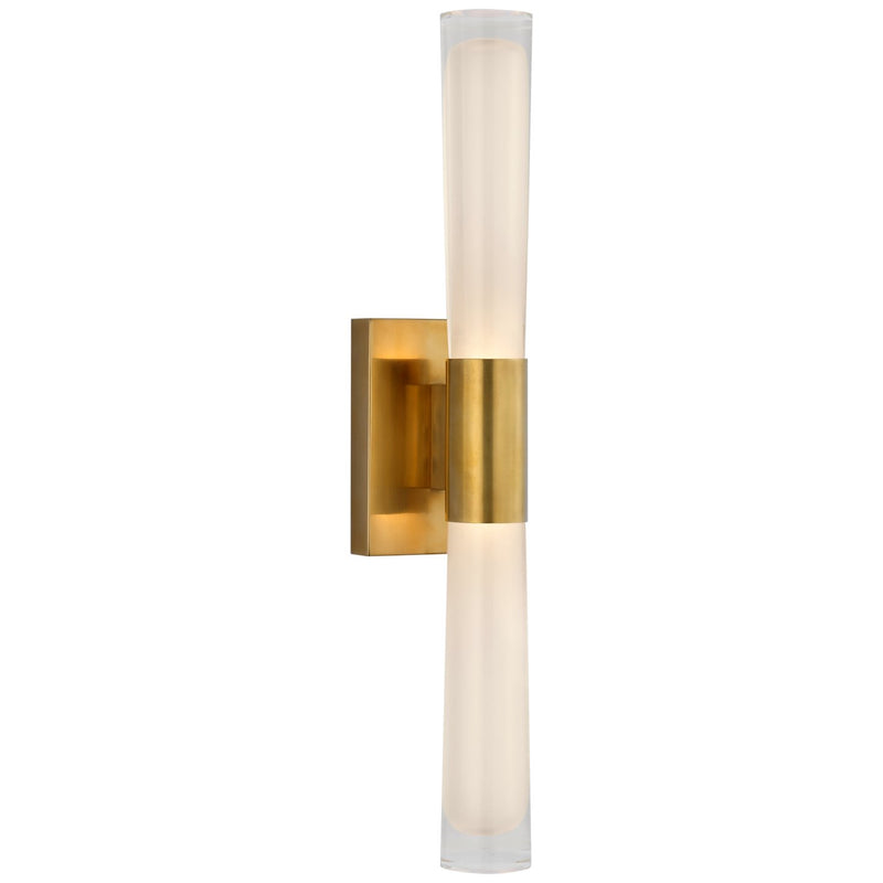 Brenta Single Wall Sconce in Hand-Rubbed Antique Brass