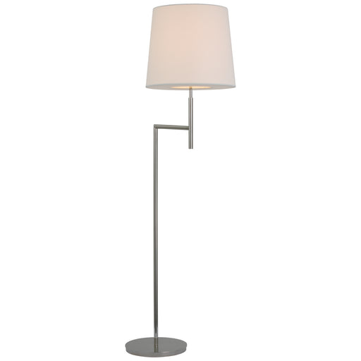 Clarion LED Floor Lamp in Polished Nickel