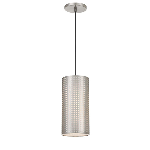 Grid Mini Pendant in Brushed Nickel