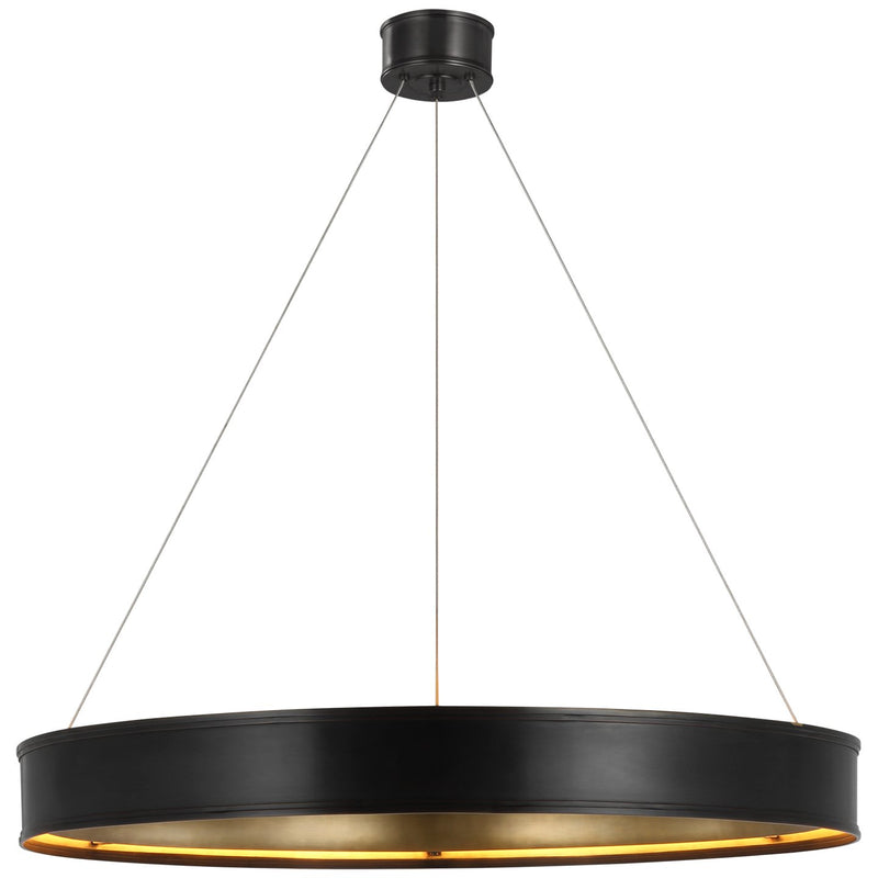 Connery 40" Ring Pendant in Bronze
