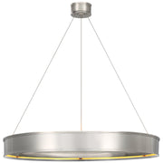 Connery 40" Ring Pendant in Polished Nickel