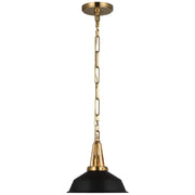 Layton LED Pendant in Antique-Burnished Brass