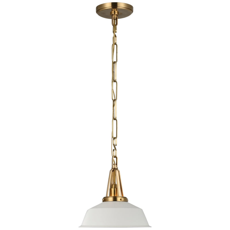 Layton 10" Pendant in Antique-Burnished Brass