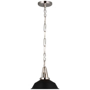Layton 10" Pendant in Polished Nickel