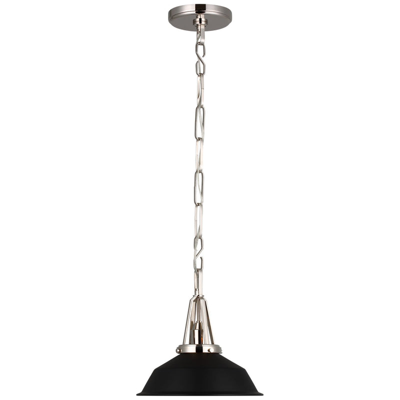 Layton 10" Pendant in Polished Nickel