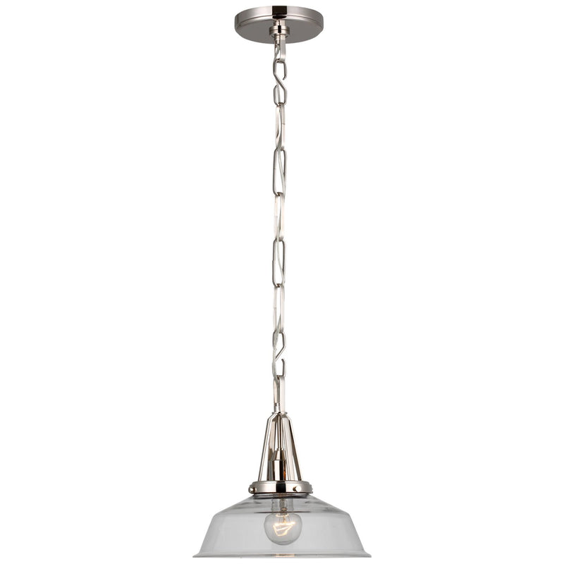 Layton 10" Pendant in Polished Nickel