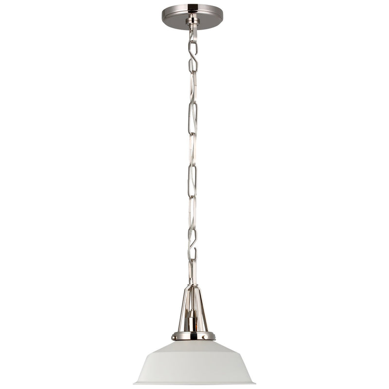 Layton 10" Pendant in Polished Nickel