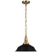 Layton 14" Pendant in Antique-Burnished Brass