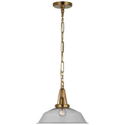 Layton LED Pendant in Antique-Burnished Brass