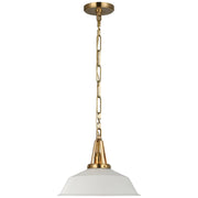 Layton 14" Pendant in Antique-Burnished Brass
