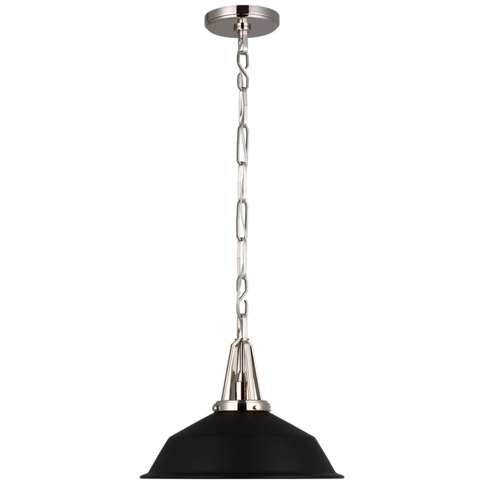Layton LED Pendant in Polished Nickel