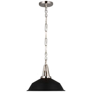 Layton 14" Pendant in Polished Nickel