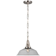 Layton LED Pendant in Polished Nickel