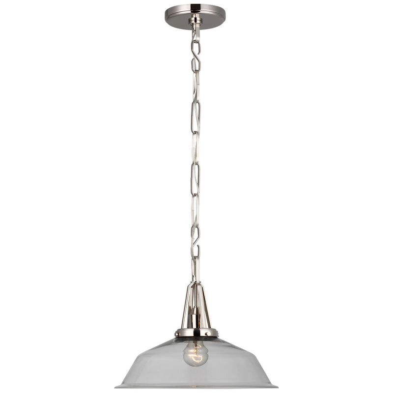Layton 14" Pendant in Polished Nickel