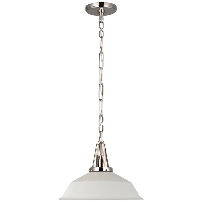 Layton LED Pendant in Polished Nickel