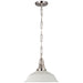 Layton LED Pendant in Polished Nickel