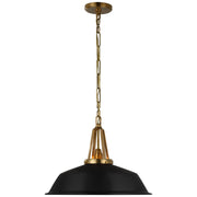 Layton 20" Pendant in Antique-Burnished Brass