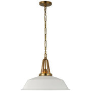 Layton 20" Pendant in Antique-Burnished Brass