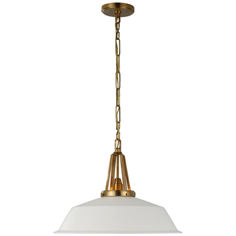 Layton 20" Pendant in Antique-Burnished Brass