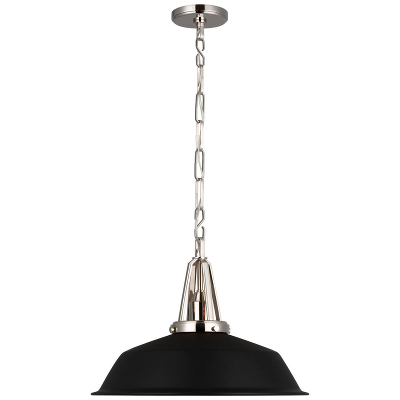 Layton 20" Pendant in Polished Nickel