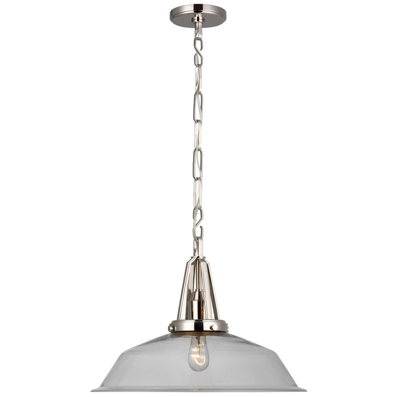 Layton 20" Pendant in Polished Nickel
