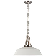 Layton 20" Pendant in Polished Nickel