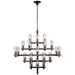 Sonnet LED Chandelier in Bronze
