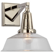 Layton 10" Wall Sconce in Polished Nickel
