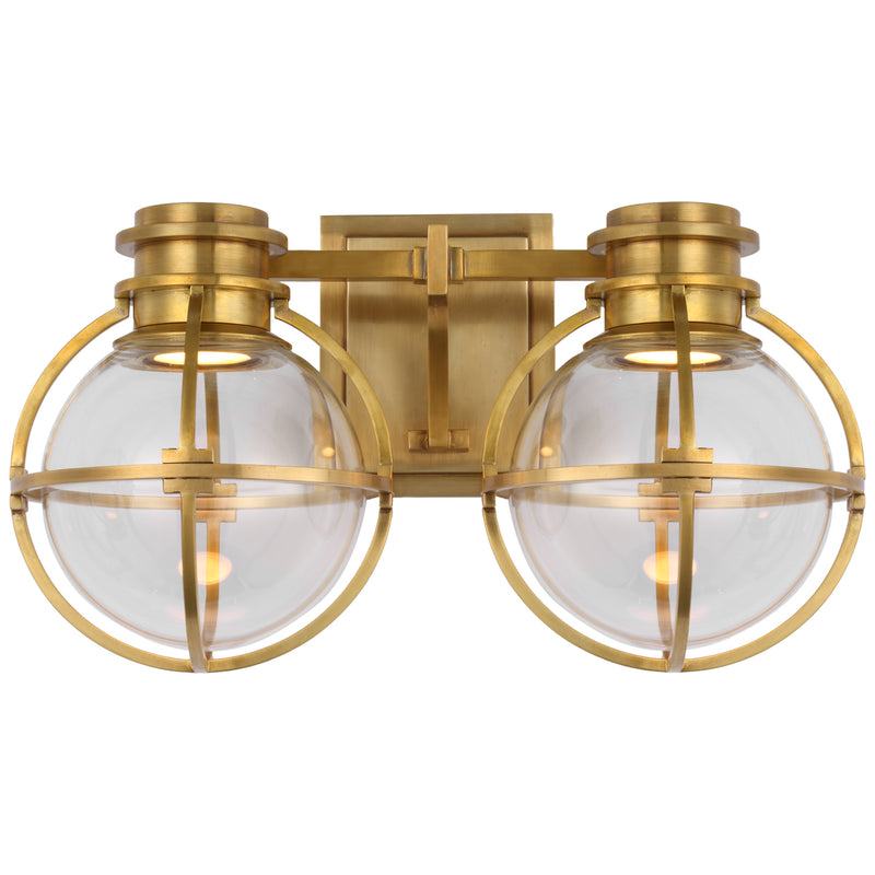 Gracie LED Wall Sconce in Antique-Burnished Brass