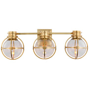 Gracie LED Wall Sconce in Antique-Burnished Brass