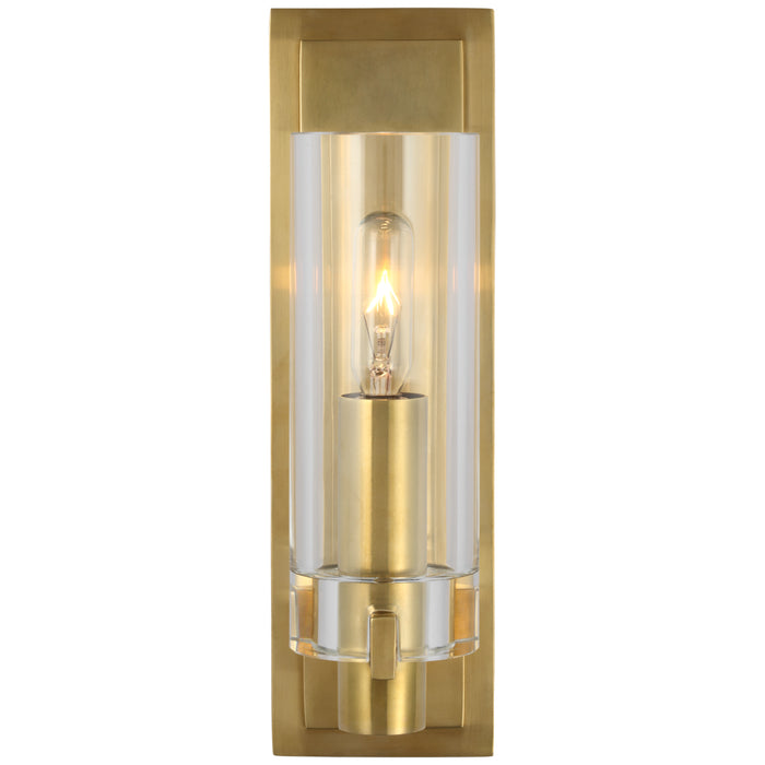 Sonnet LED Wall Sconce in Antique-Burnished Brass