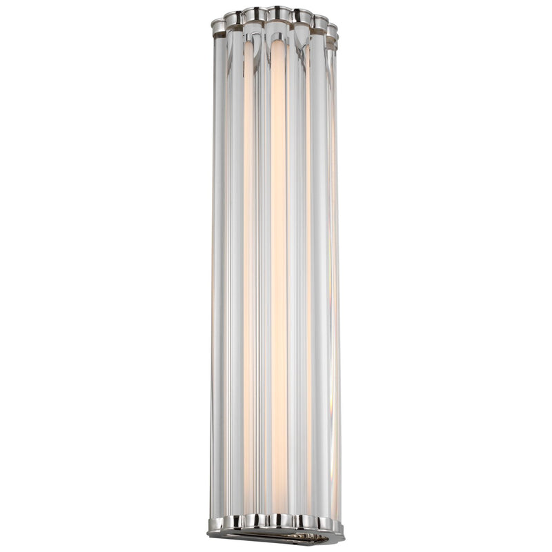 Kean 21" Wall Sconce in Polished Nickel