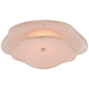 Leighton 14" Layered Flush Mount in Polished Nickel