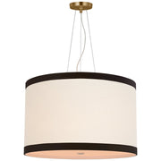 Walker Medium 4-Light Drum Pendant in Gild