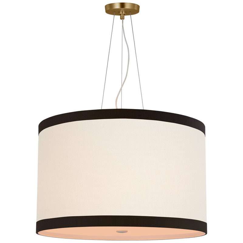 Walker Medium 4-Light Drum Pendant in Gild