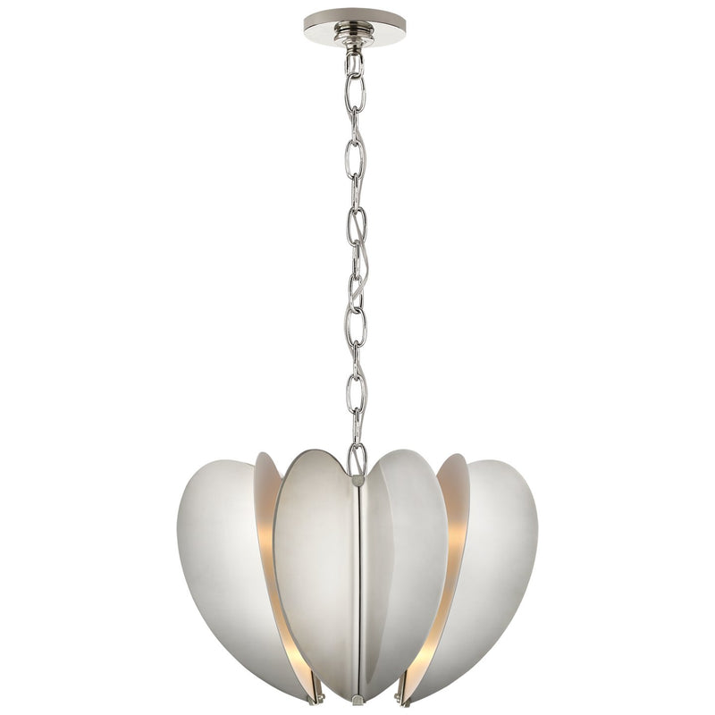 Danes Small 6-Light Pendant in Polished Nickel