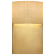 Rega 12" Wide Outdoor Wall Sconce in Antique-Burnished Brass