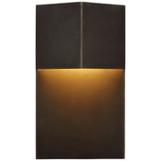 Rega 12" Wide Outdoor Wall Sconce in Bronze
