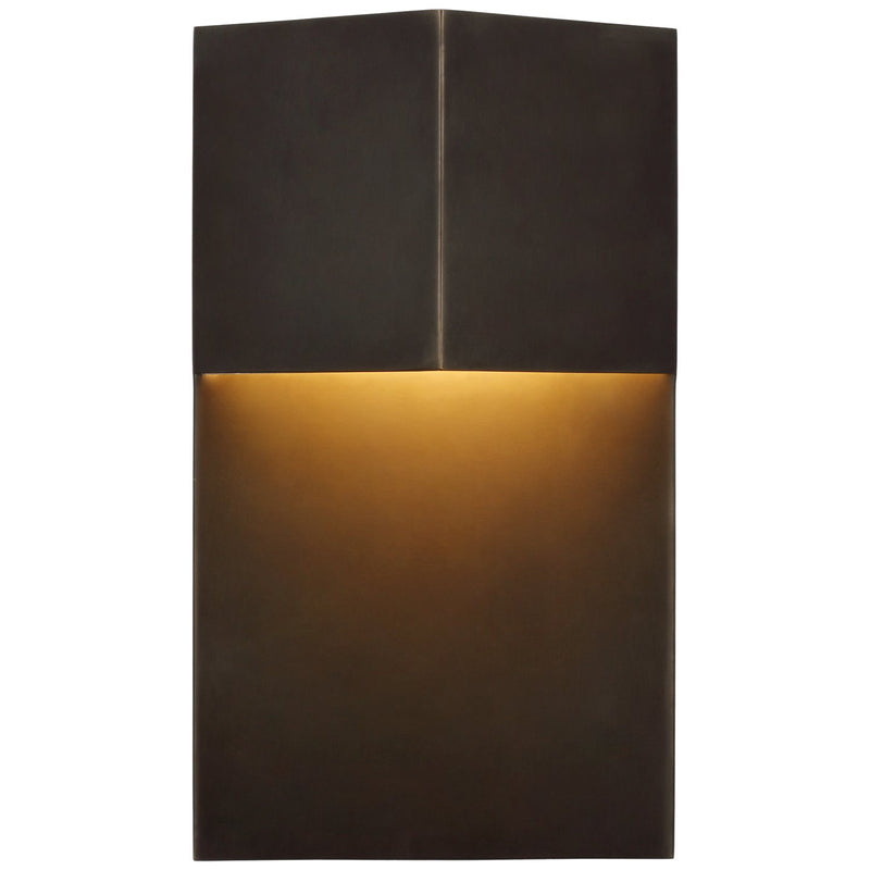 Rega 12" Wide Outdoor Wall Sconce in Bronze