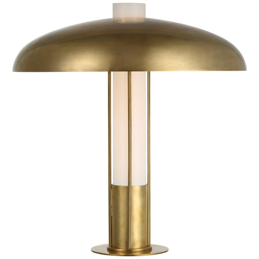 Troye Medium Table Lamp in Antique-Burnished Brass