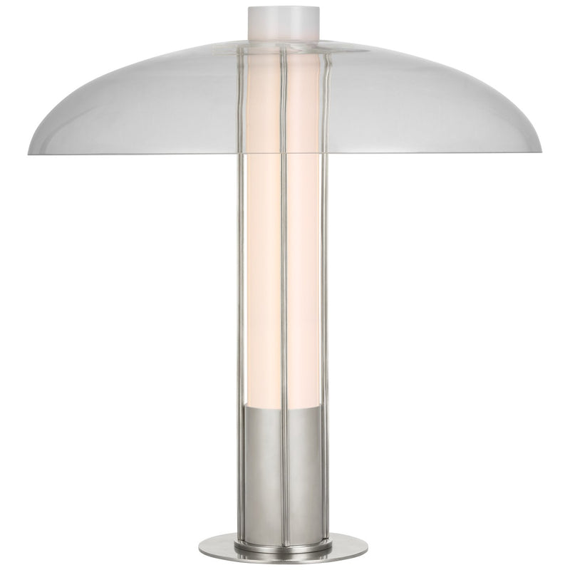Troye Medium Table Lamp in Polished Nickel