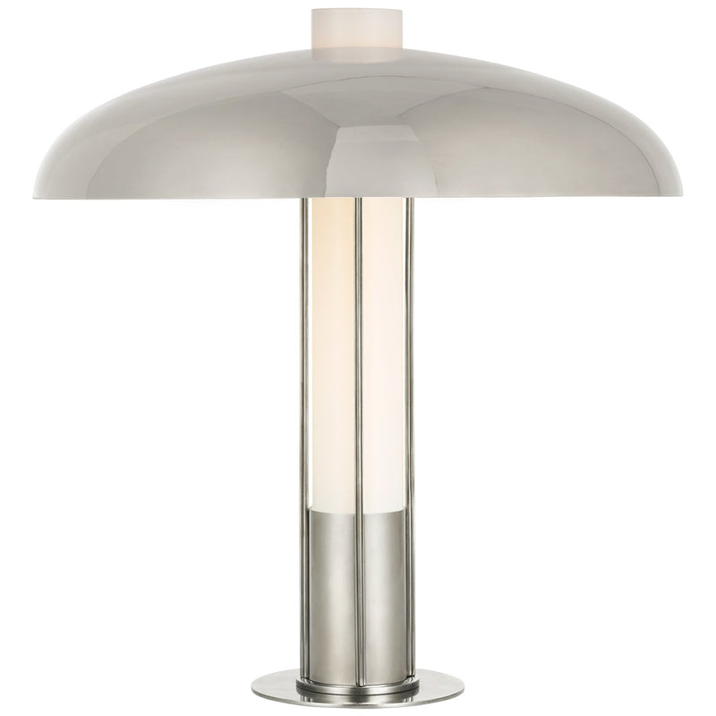 Troye Medium Table Lamp in Polished Nickel
