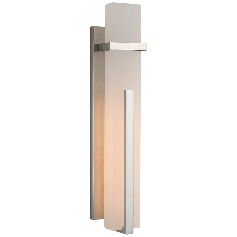 Malik Large Wall Sconce in Polished Nickel