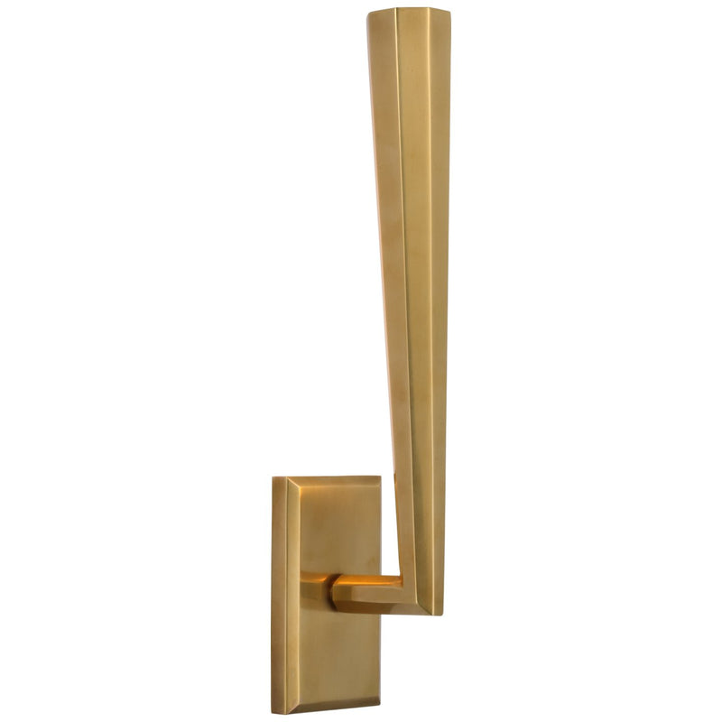 Galahad Single Wall Sconce in Hand-Rubbed Antique Brass