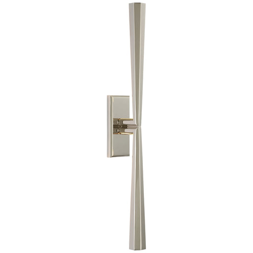 Galahad Linear Wall Sconce in Polished Nickel