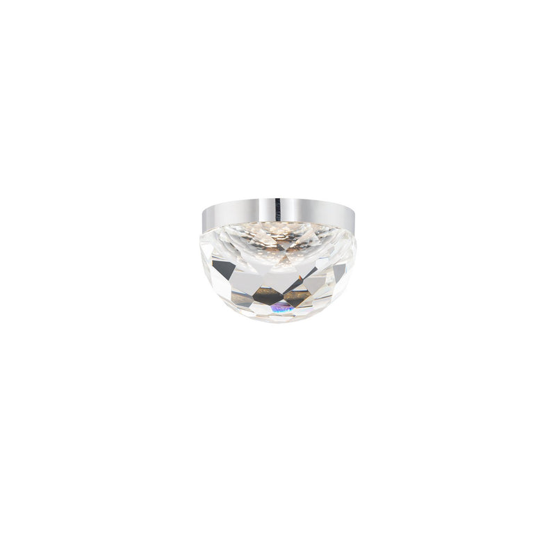 Cascade Flush Mount in Polished Nickel